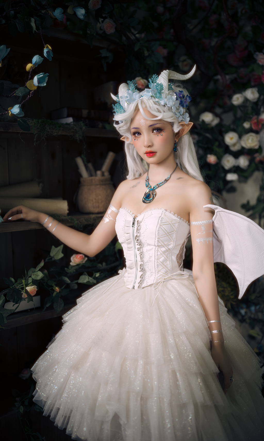 Arushalae | Twin Moon Devils Dress Set
