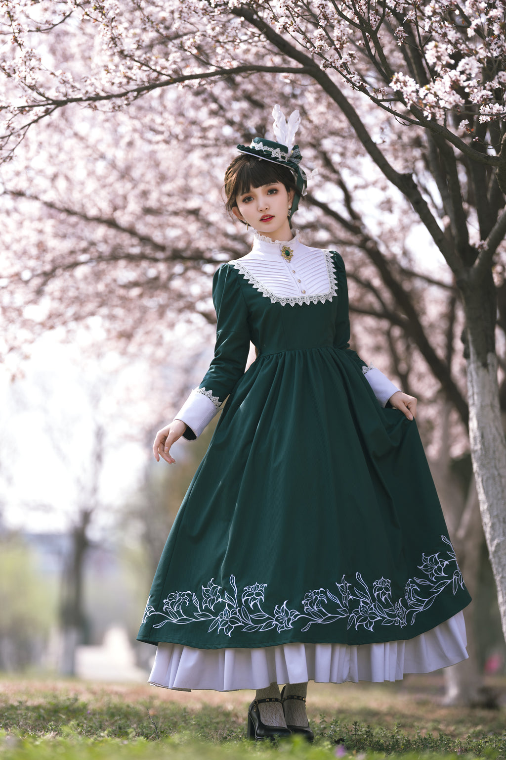 Lobnya | Gothic Nun OP Dress Set