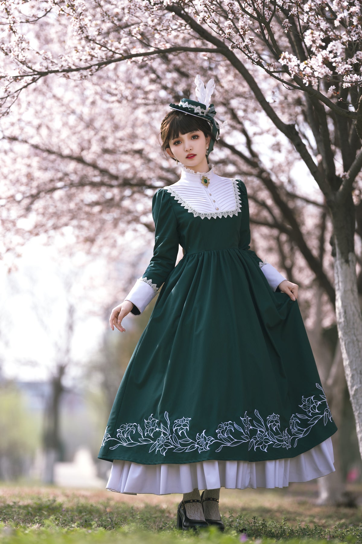 Lobnya | Gothic Nun OP Dress Set