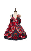 Yamakai no Izumi | Red Wa Lolita JSK Dress