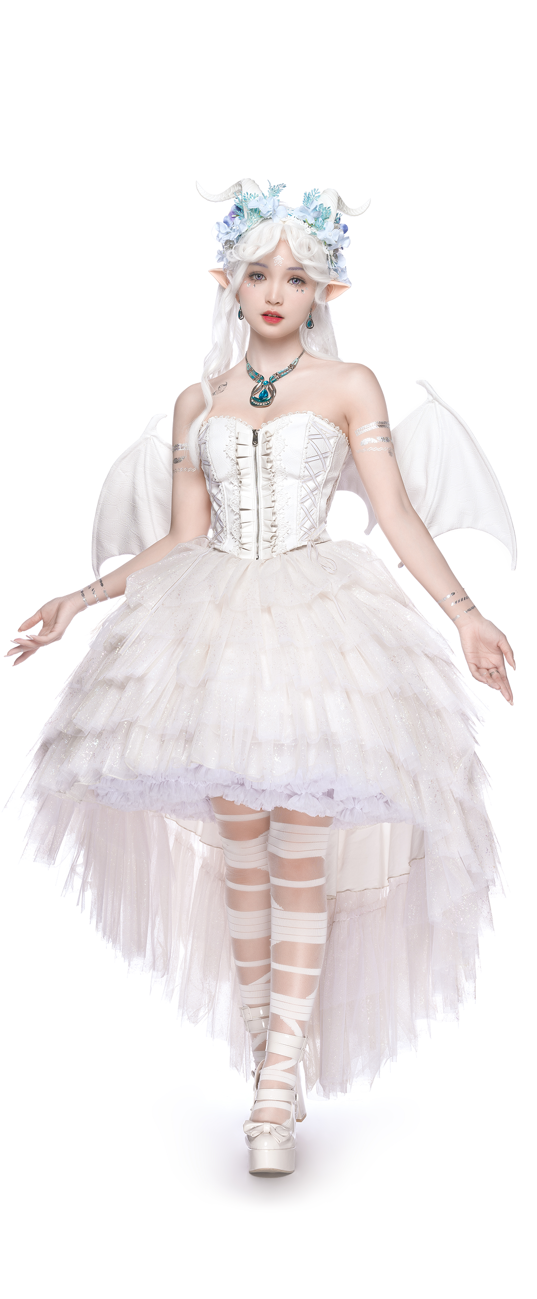 Arushalae | Twin Moon Devils Dress Set