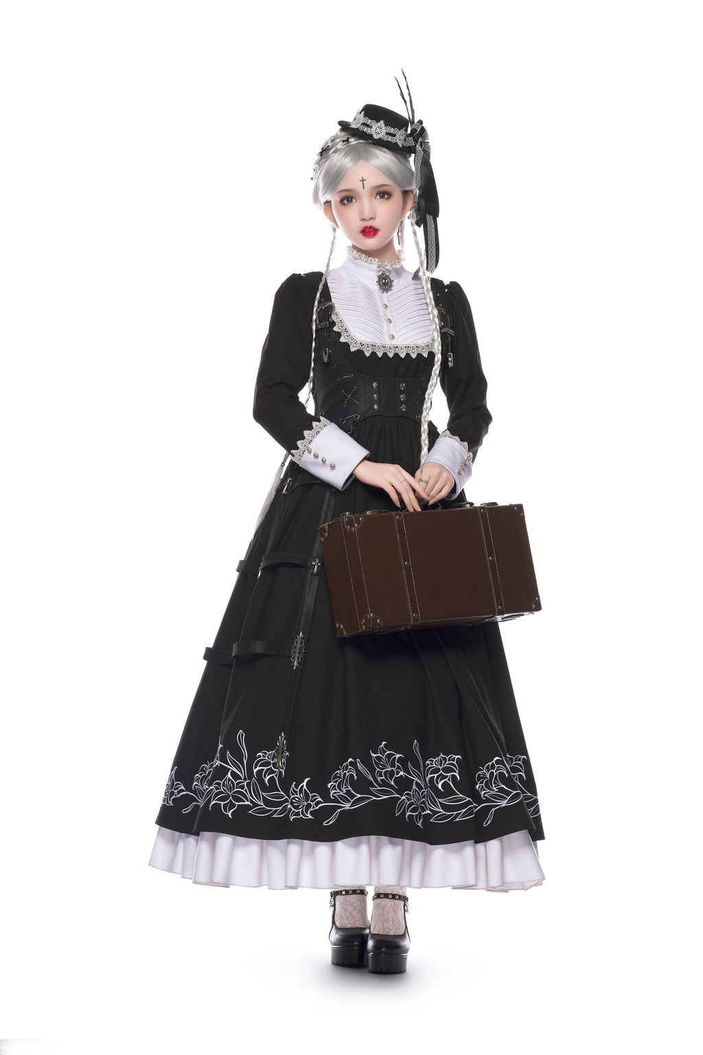 Lobnya | Gothic Nun OP Dress Set