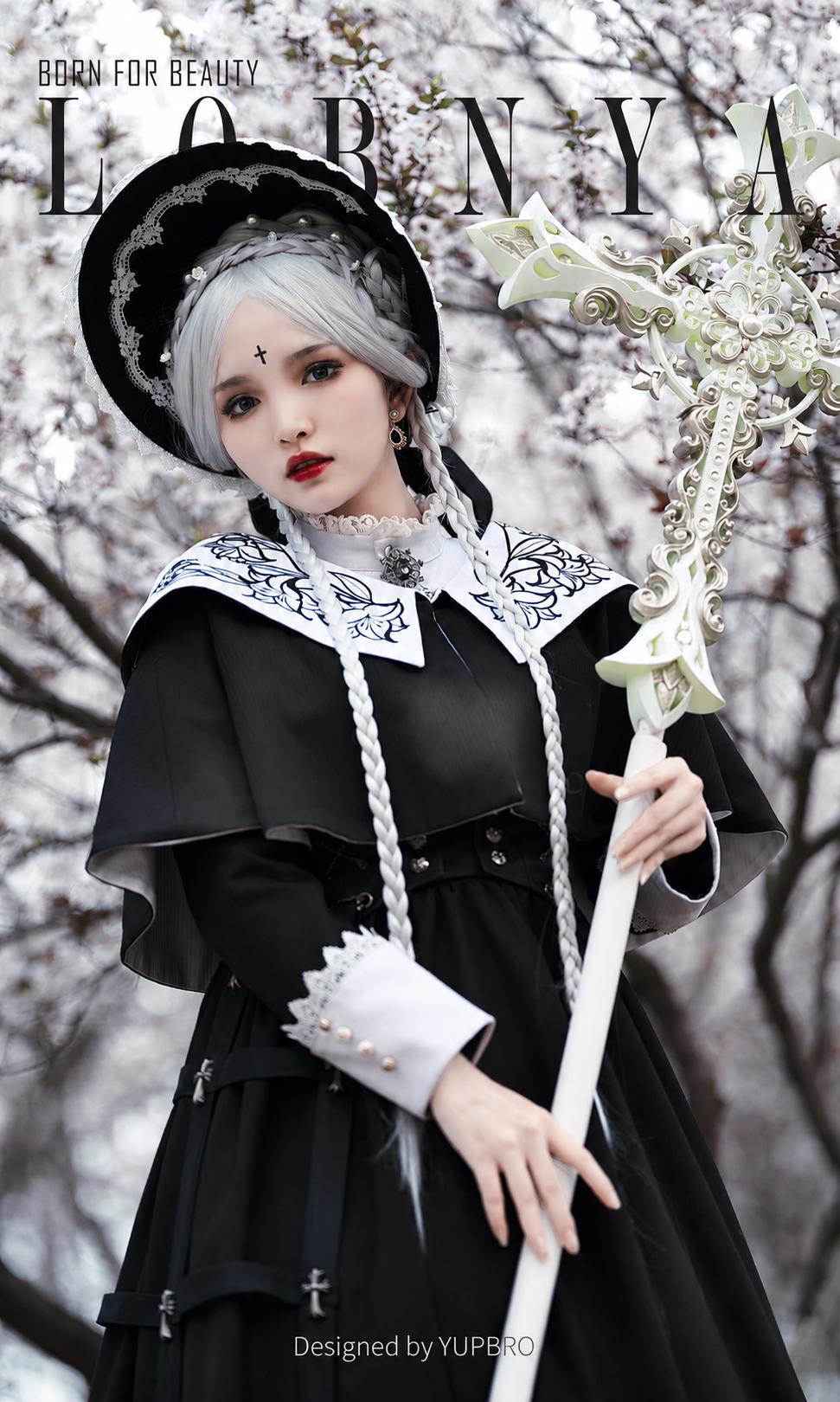 Lobnya | Gothic Nun OP Dress Set