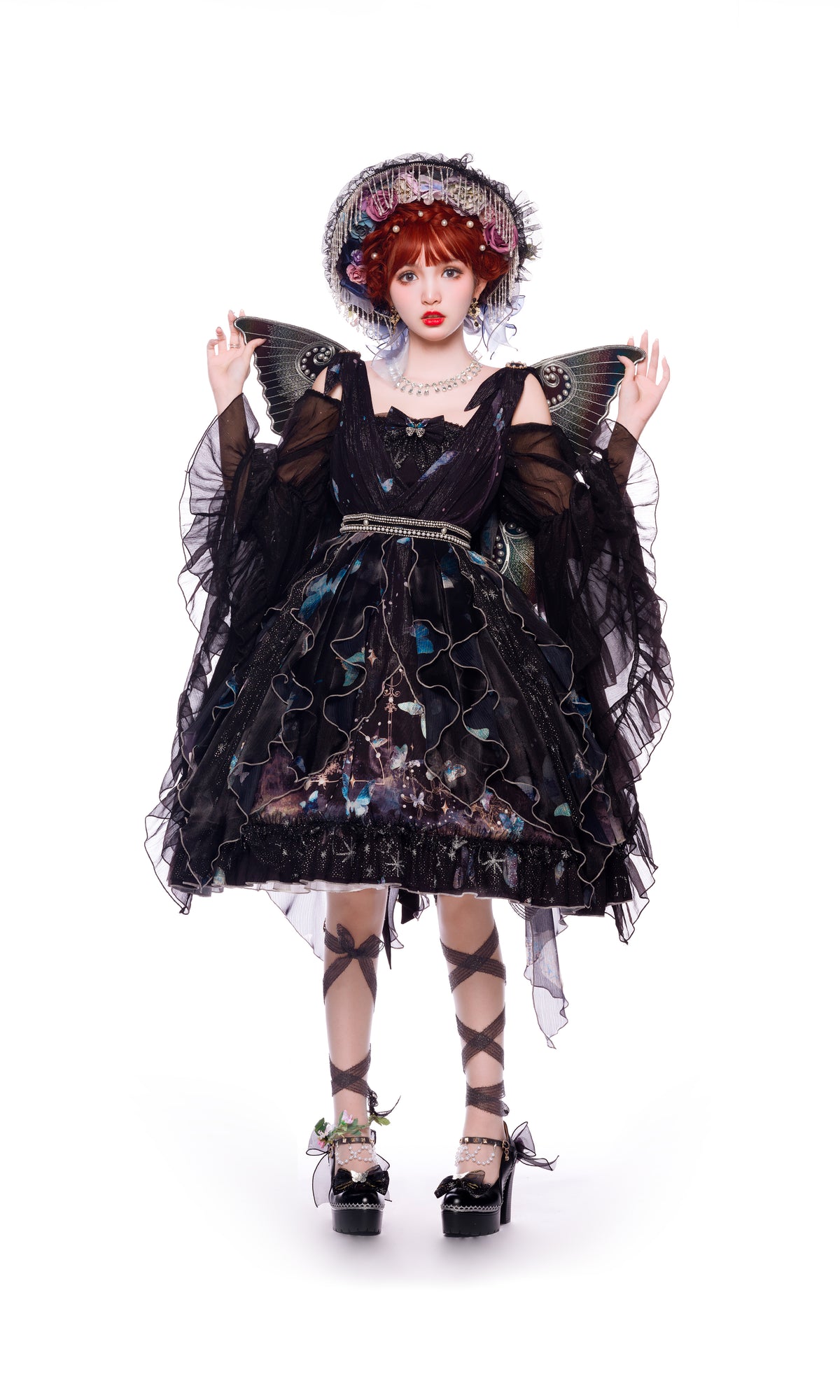 Vytina | Butterfly Fairycore JSK Dress Set