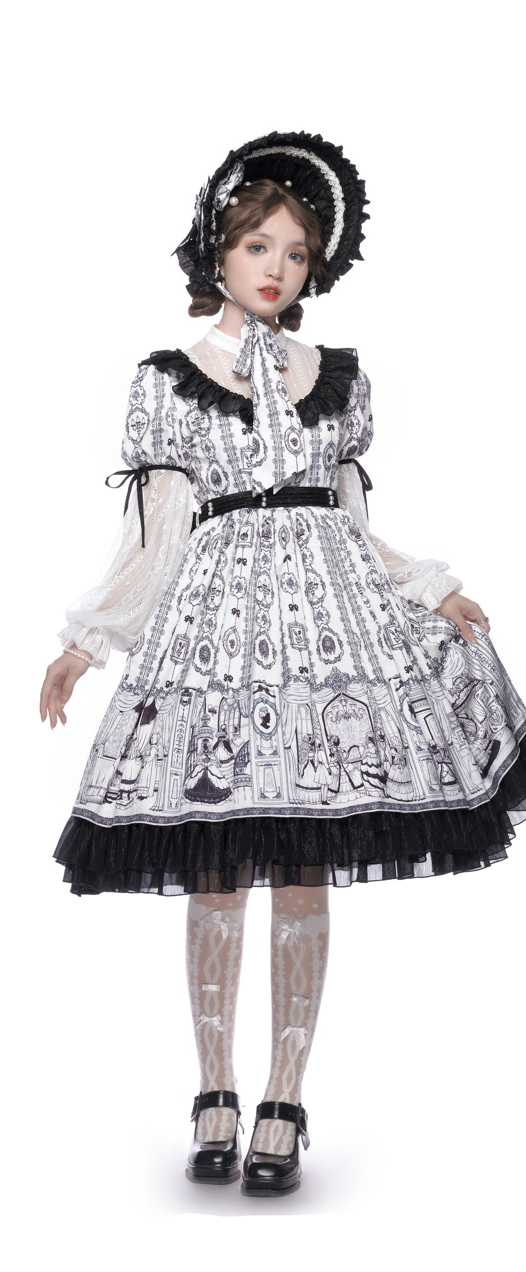 Porcelain Marionette | Dollcore OP Dress Set