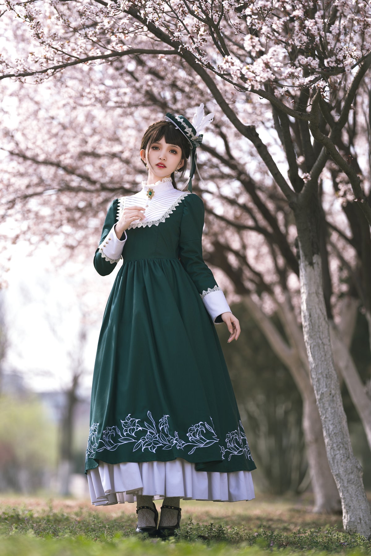Lobnya | Gothic Nun OP Dress Set