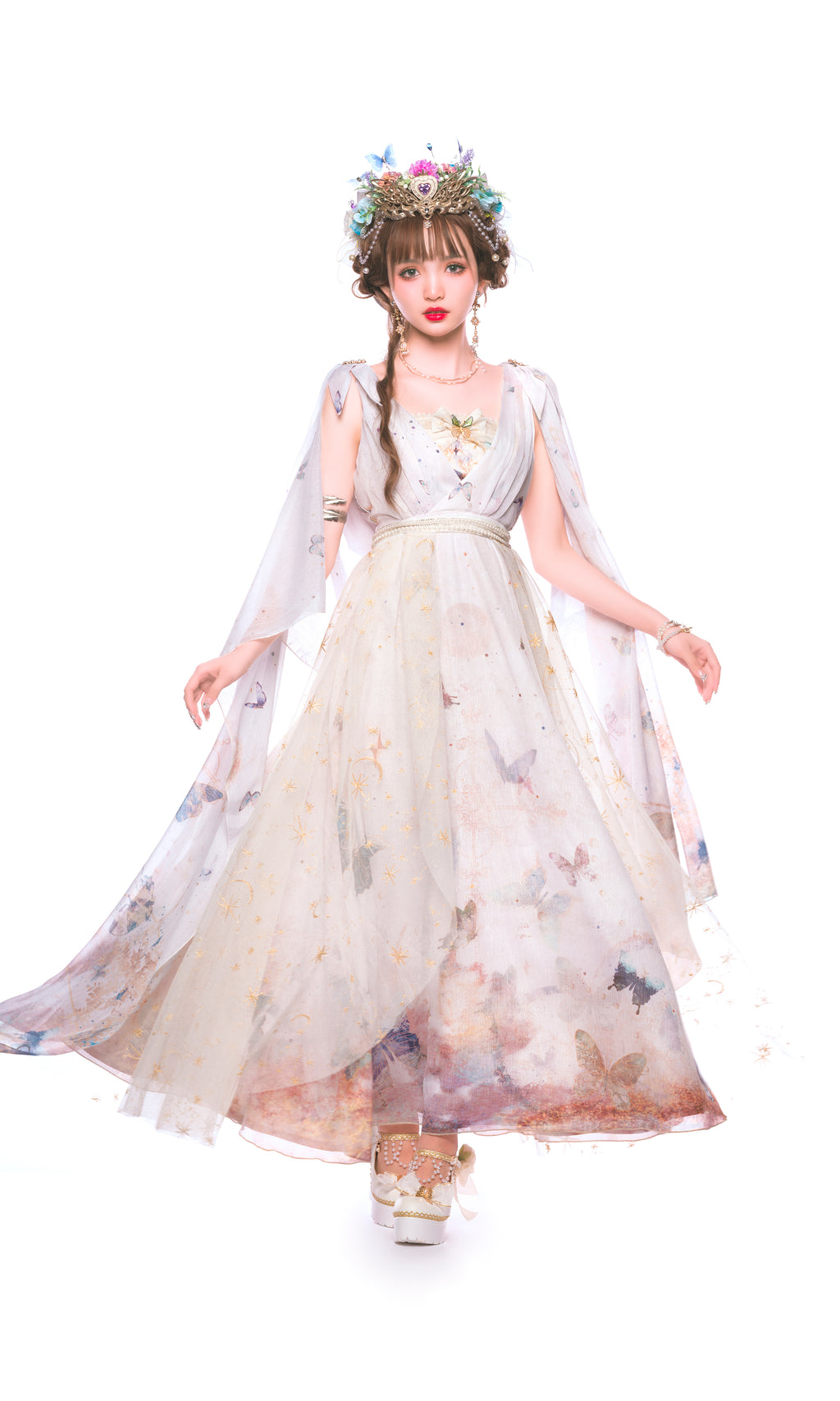 Vytina | Butterfly Fairycore JSK Dress Set