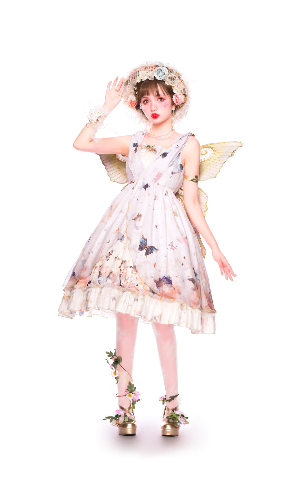 Vytina | Butterfly Fairycore JSK Dress Set