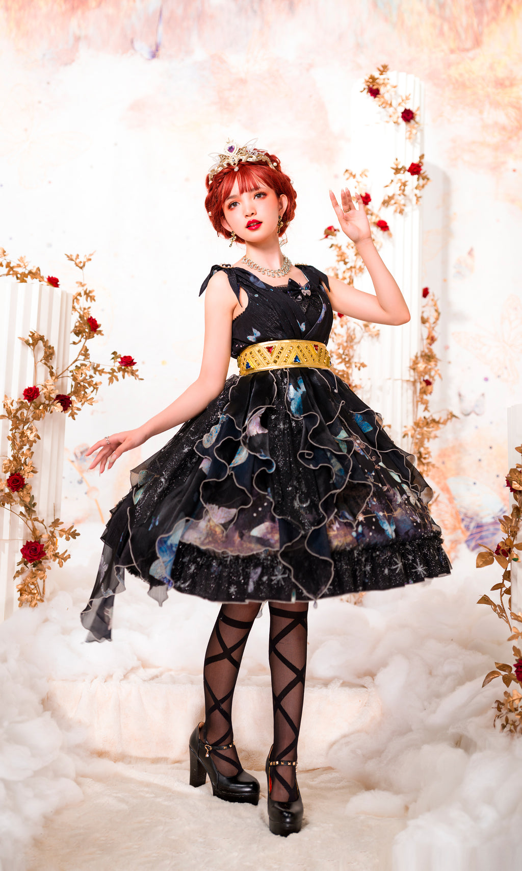 Vytina | Butterfly Fairycore JSK Dress Set