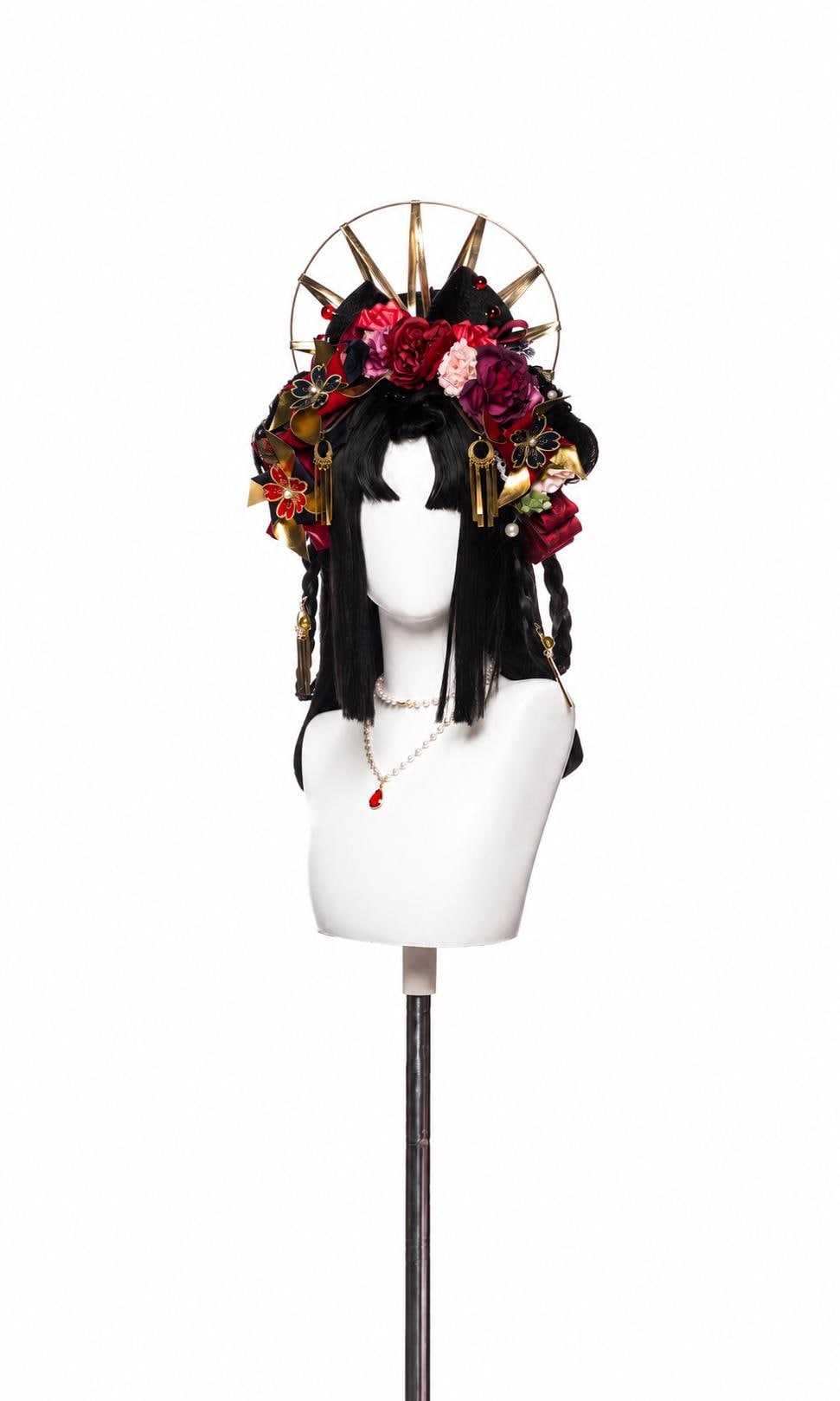 Yamakai no Izumi | Red Wa Lolita JSK Dress