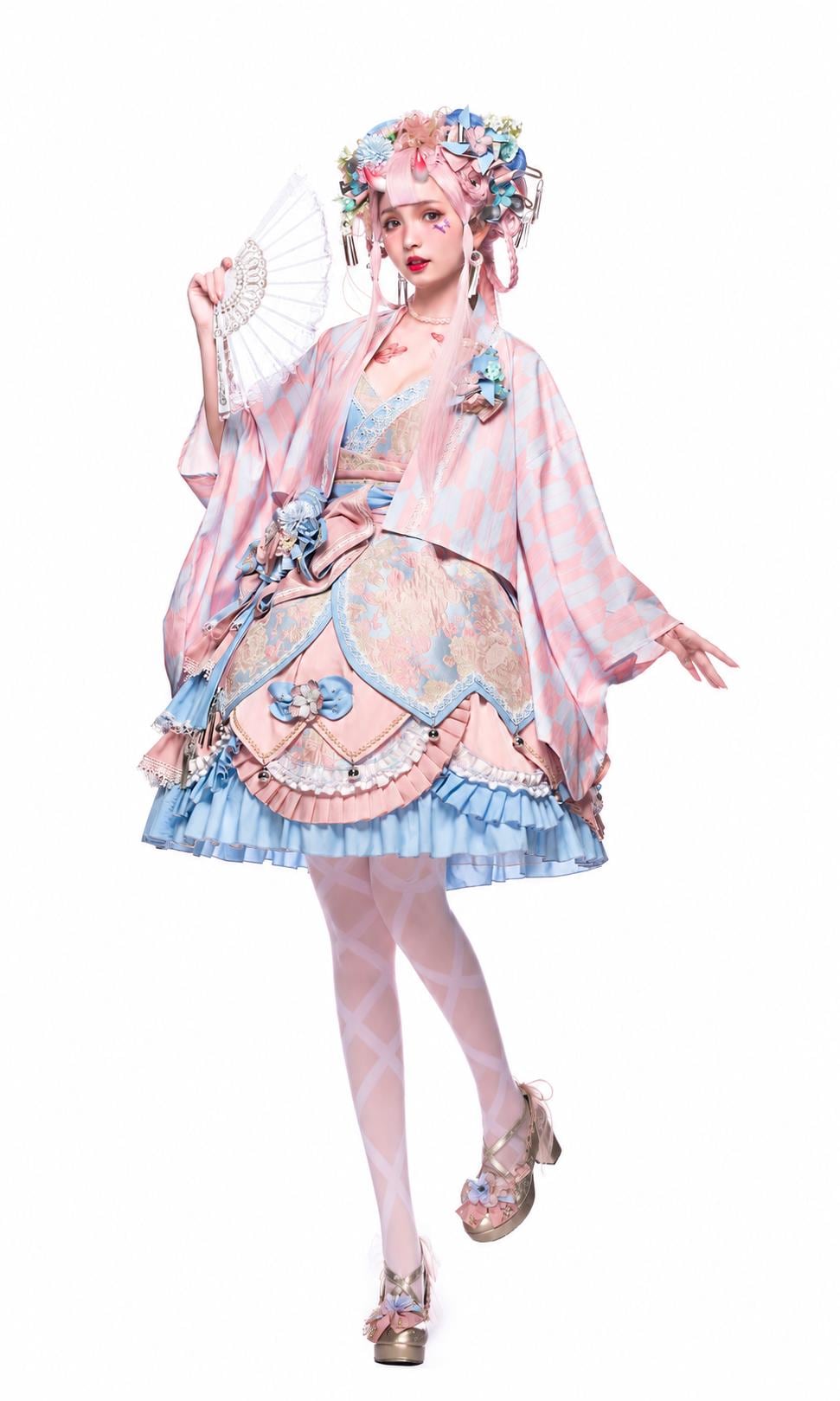 Yamakai no Izumi | Pink Wa Lolita JSK Dress