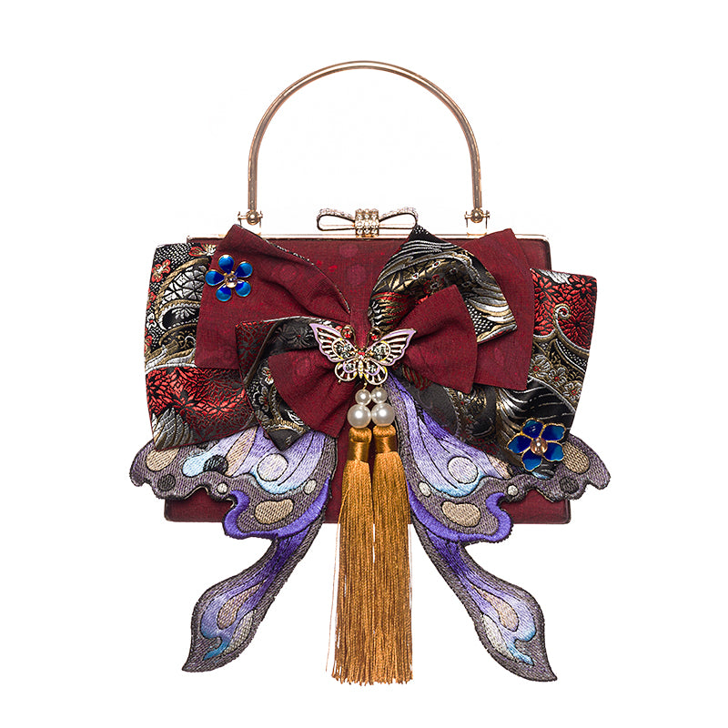Zhaoge | Butterfly Kiss-Lock Handbag