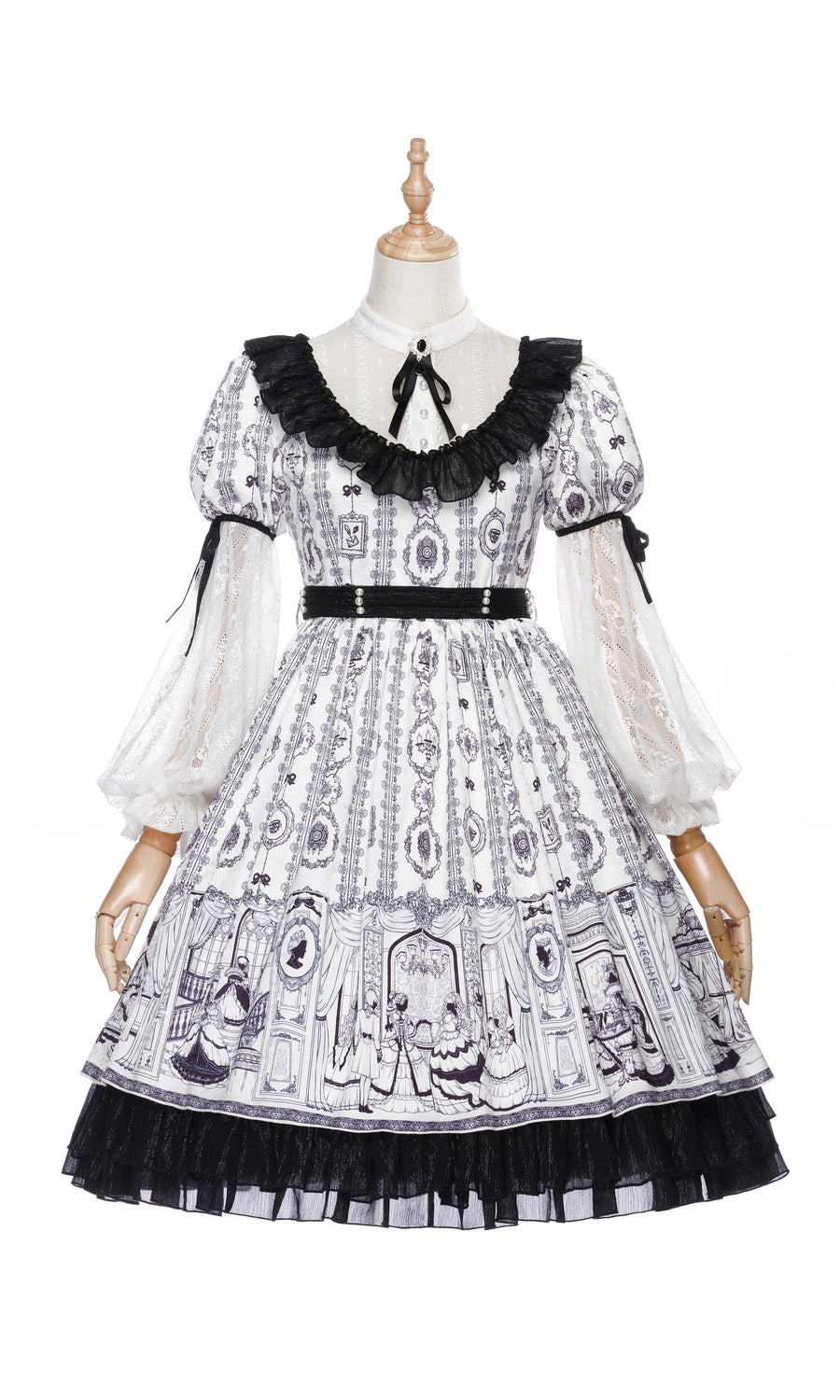 Porcelain Marionette styled look; check the selected option for included pieces