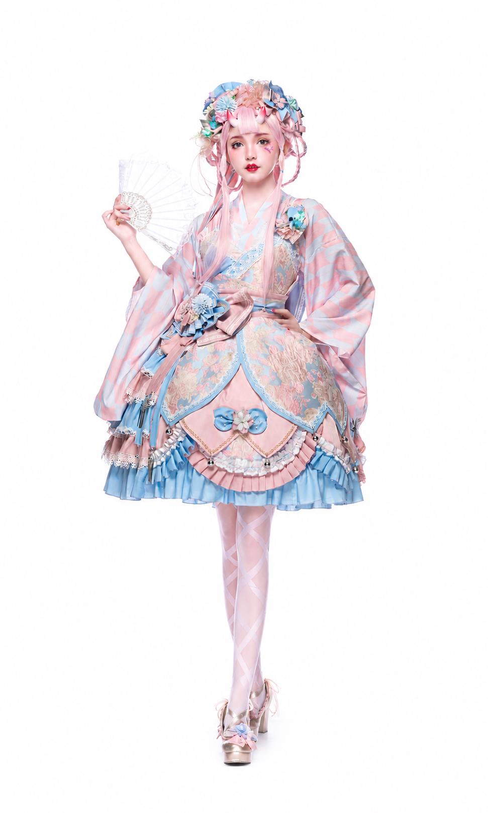 Yamakai no Izumi | Pink Wa Lolita JSK Dress