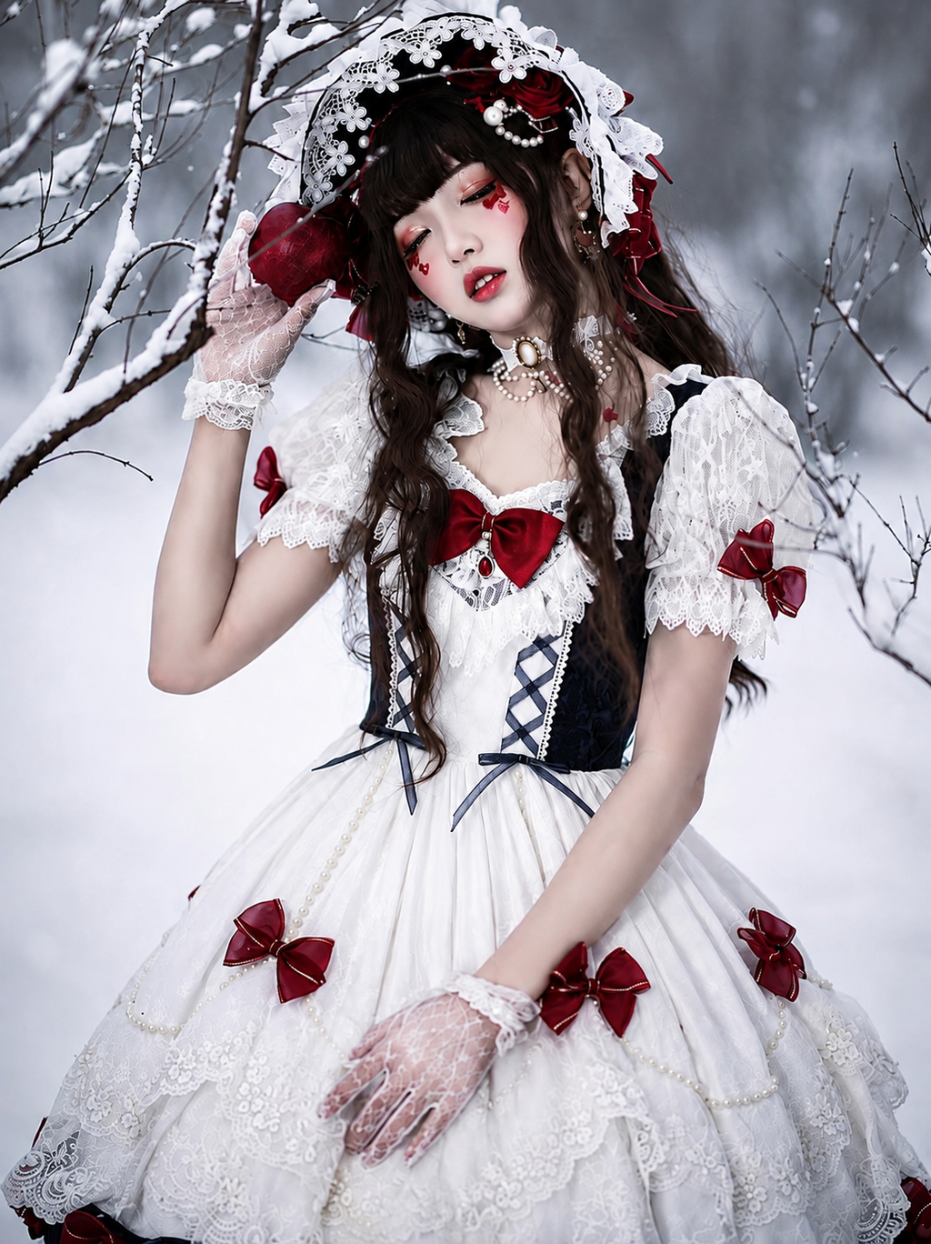 Rosa Nix: After the Frost | Rose Lace One Piece Dress Set