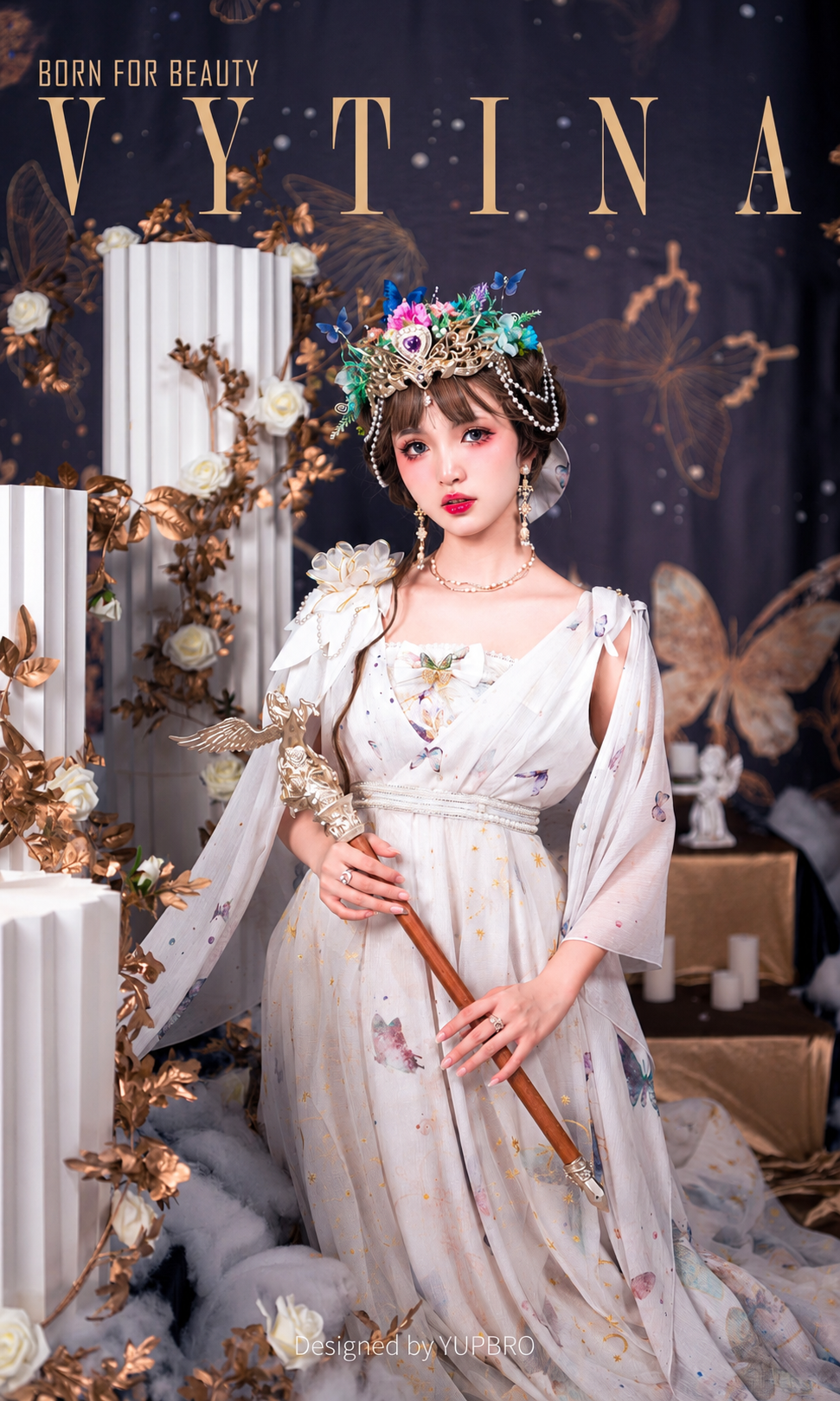 Vytina | Butterfly Fairycore JSK Dress Set