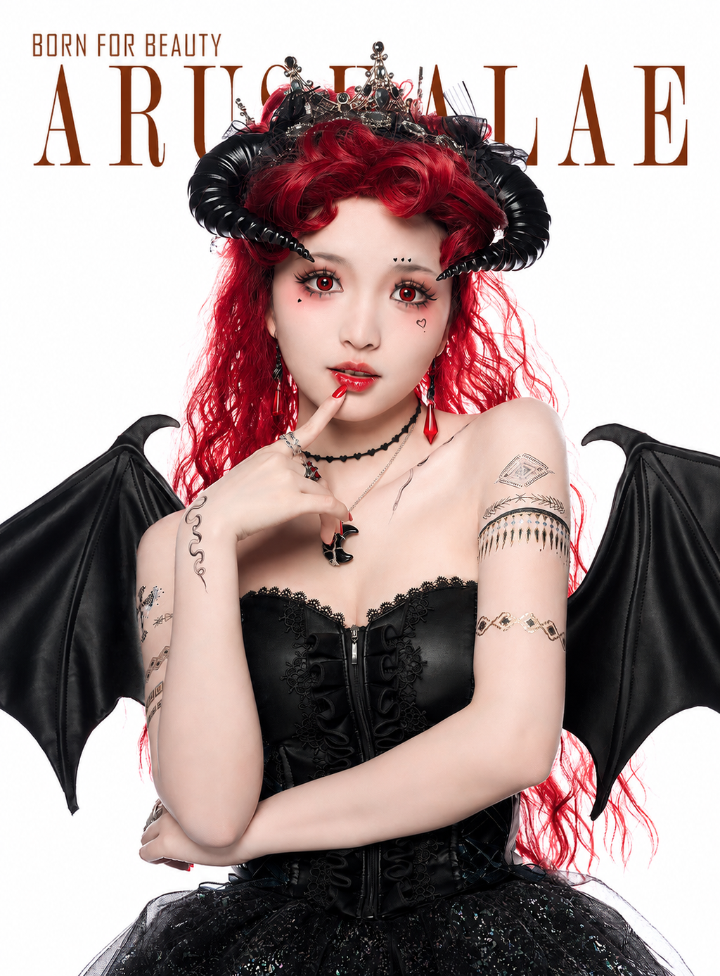 Arushalae | Twin Moon Devils Dress Set