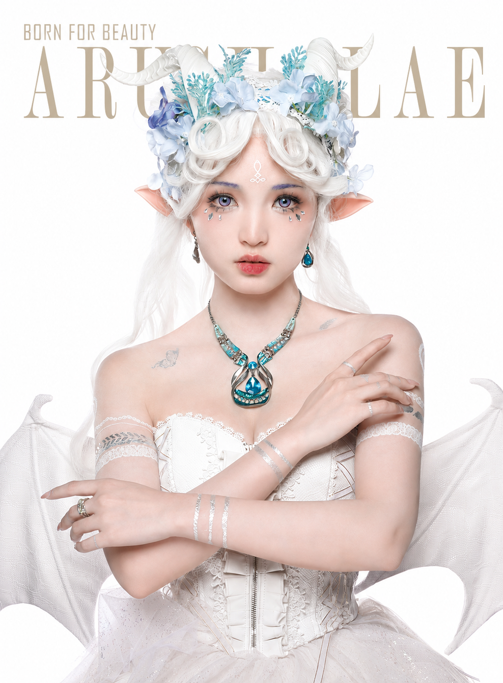 Arushalae | Twin Moon Devils Dress Set