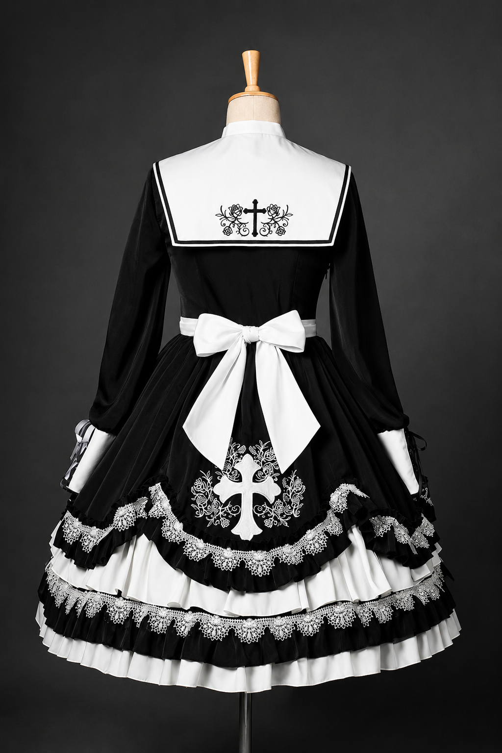 Eternal Night | Gothic Nun OP Dress Set