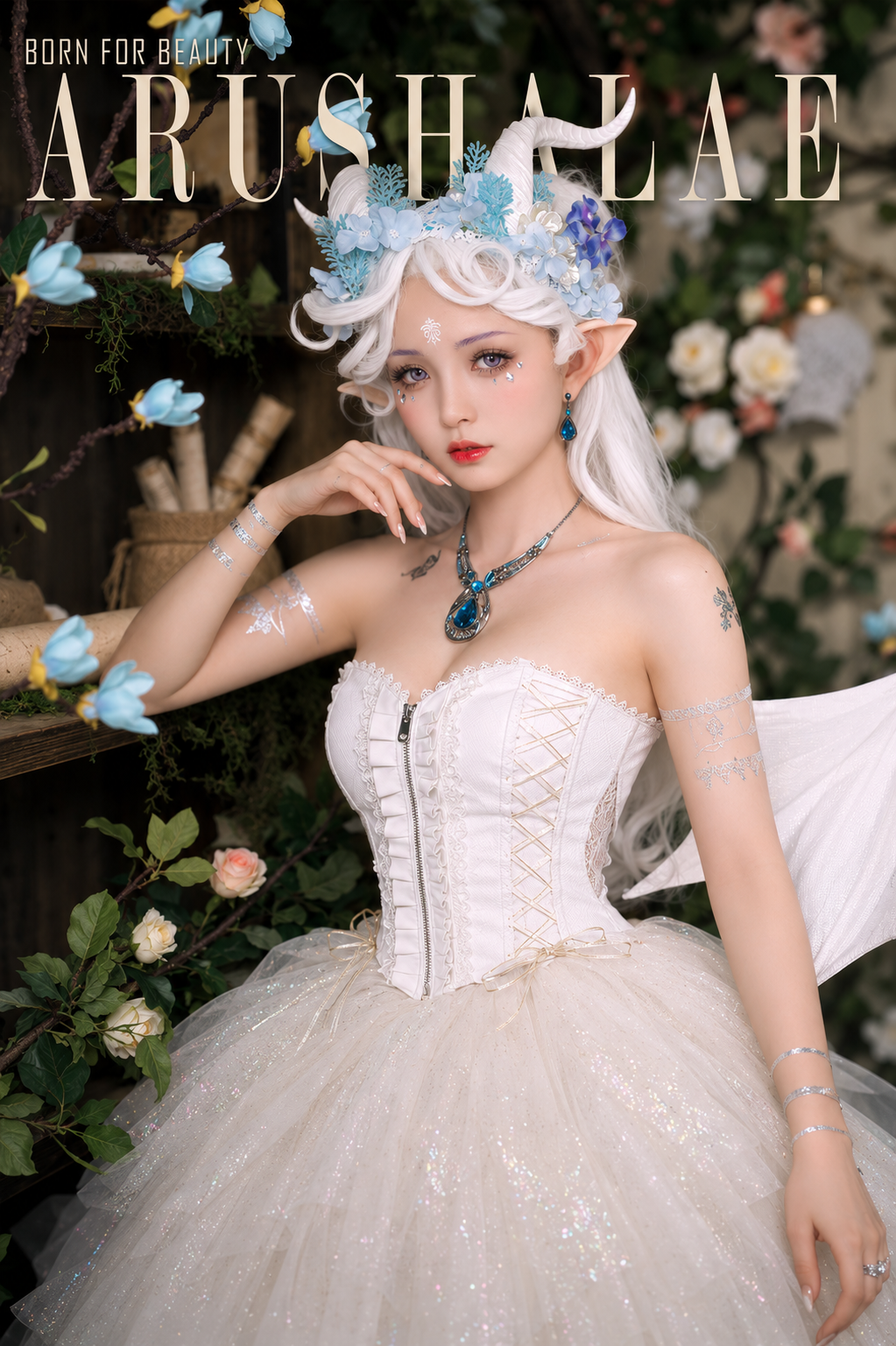 Arushalae | Twin Moon Devils Dress Set