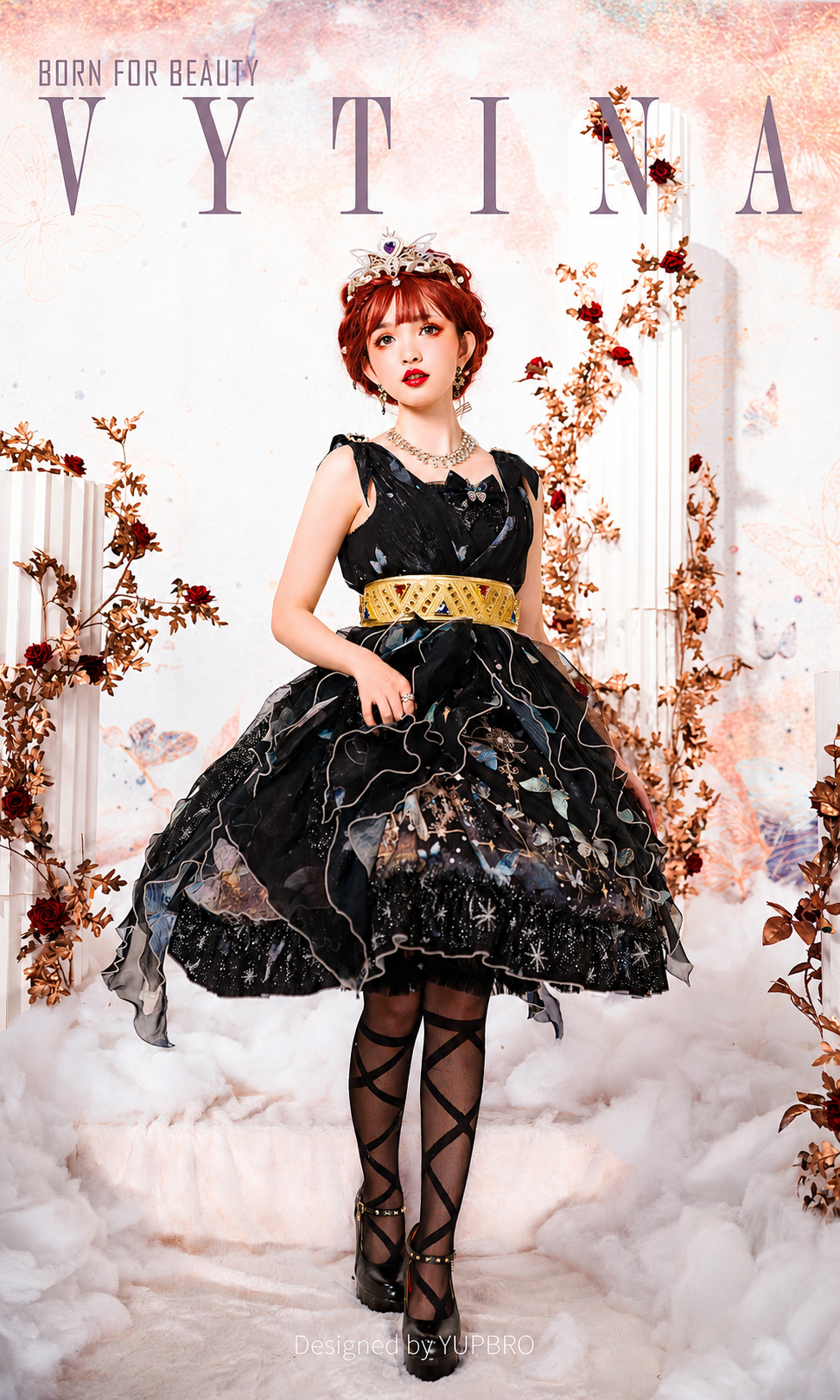 Vytina | Butterfly Fairycore JSK Dress Set