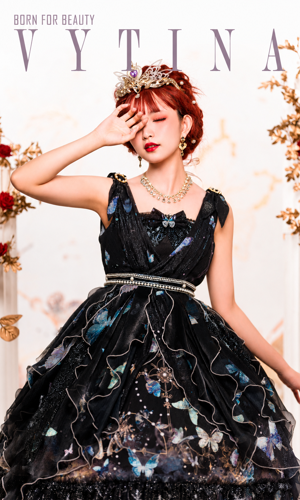 Vytina | Butterfly Fairycore JSK Dress Set