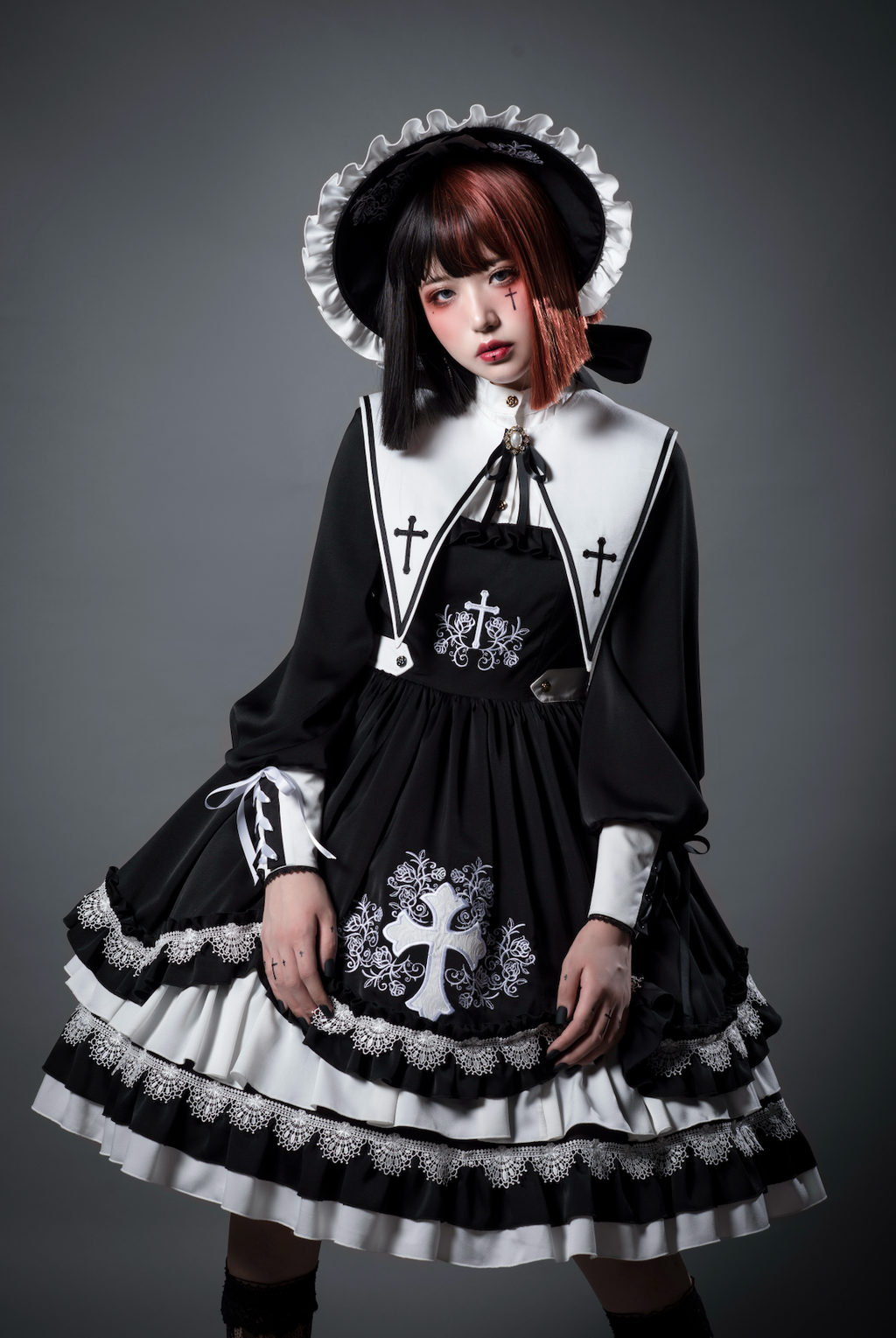 Eternal Night | Gothic Nun OP Dress Set