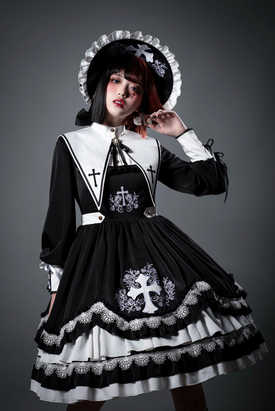 Eternal Night | Gothic Nun OP Dress Set