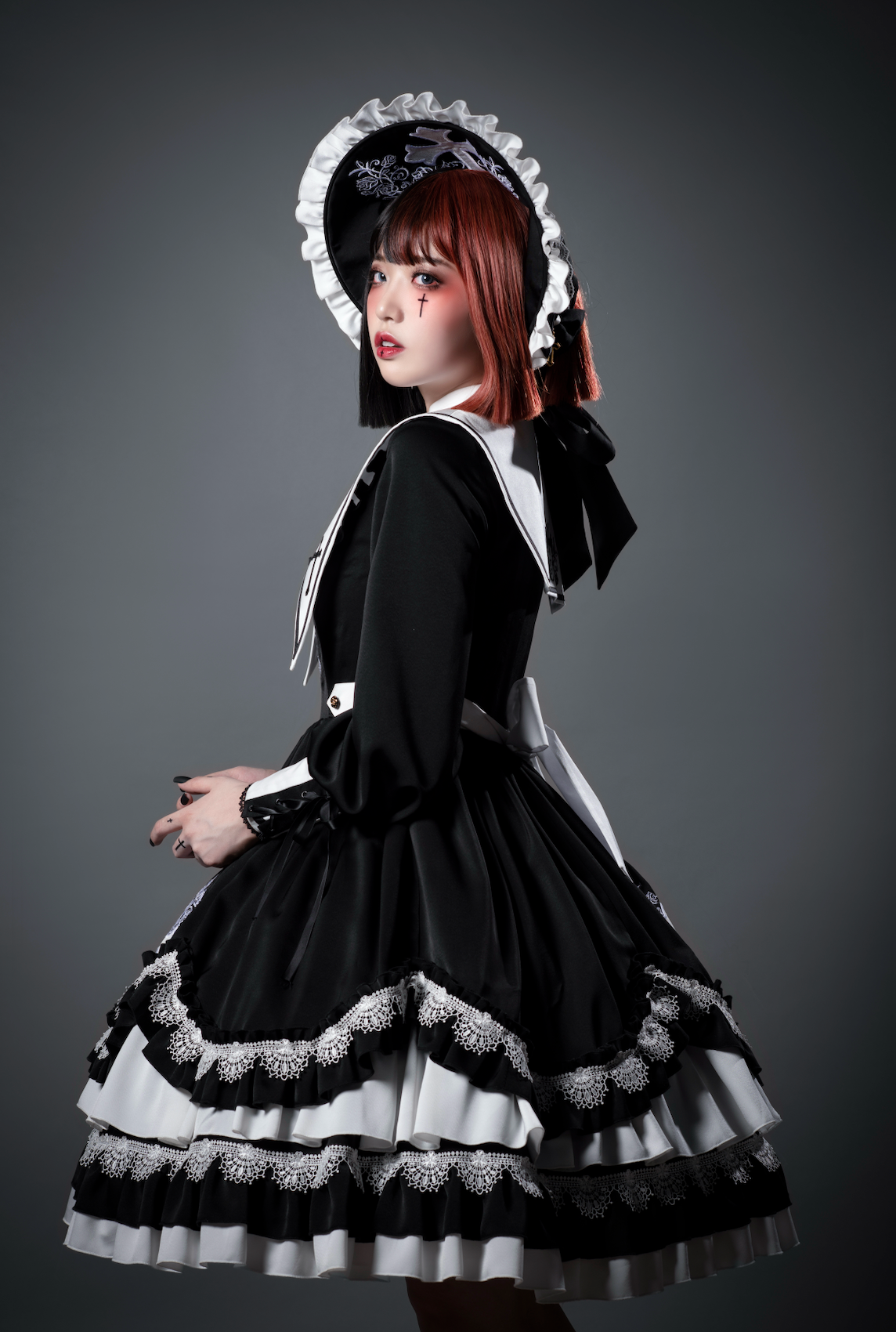 Eternal Night | Gothic Nun OP Dress Set