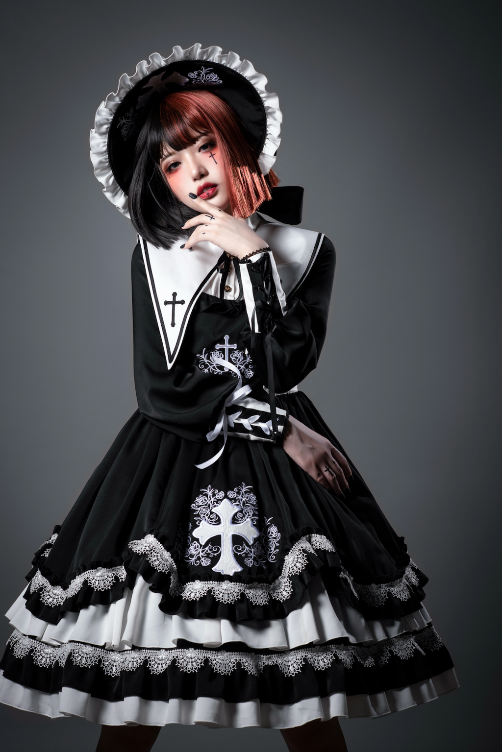 Eternal Night | Gothic Nun OP Dress Set