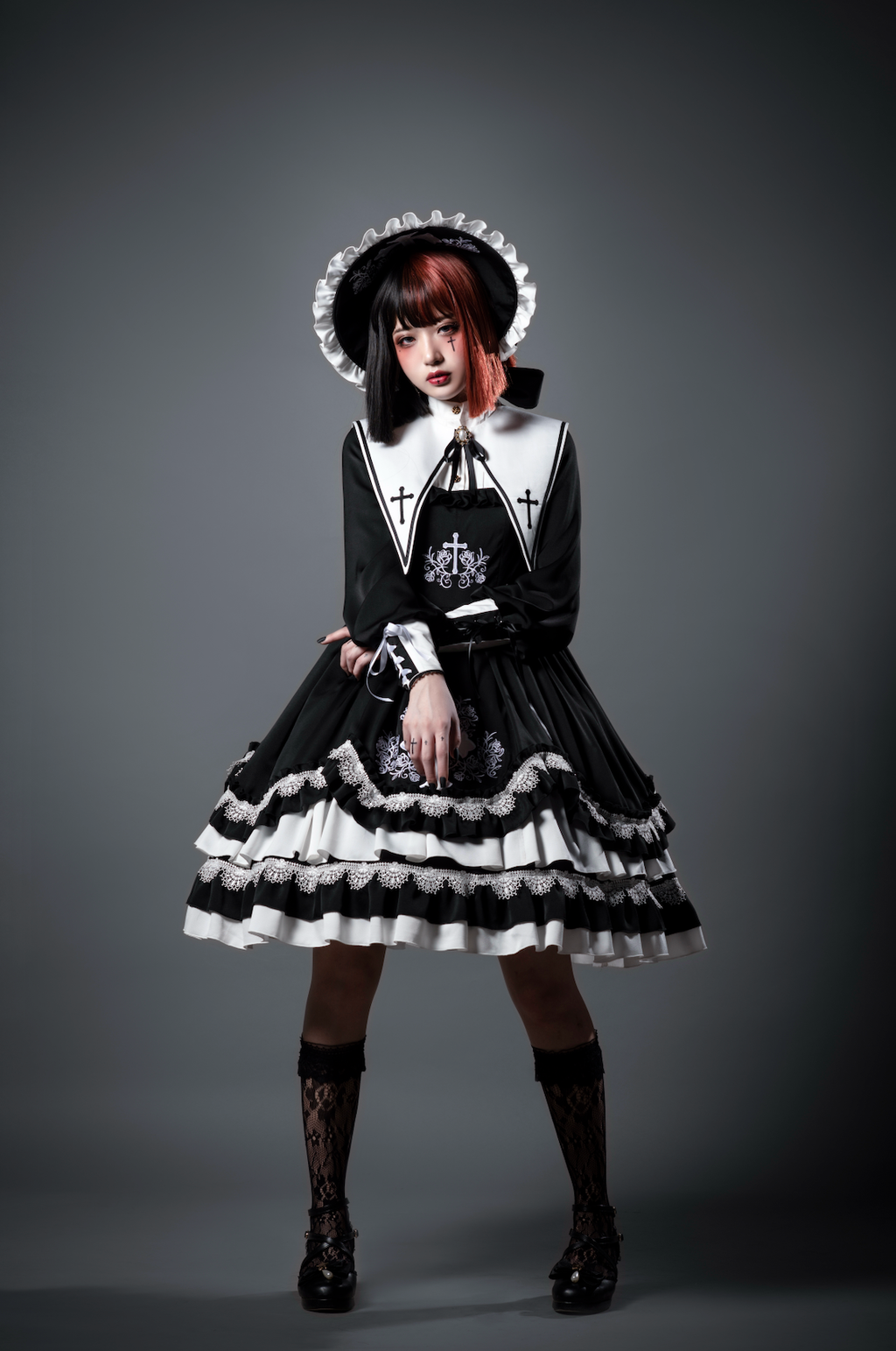 Eternal Night | Gothic Nun OP Dress Set