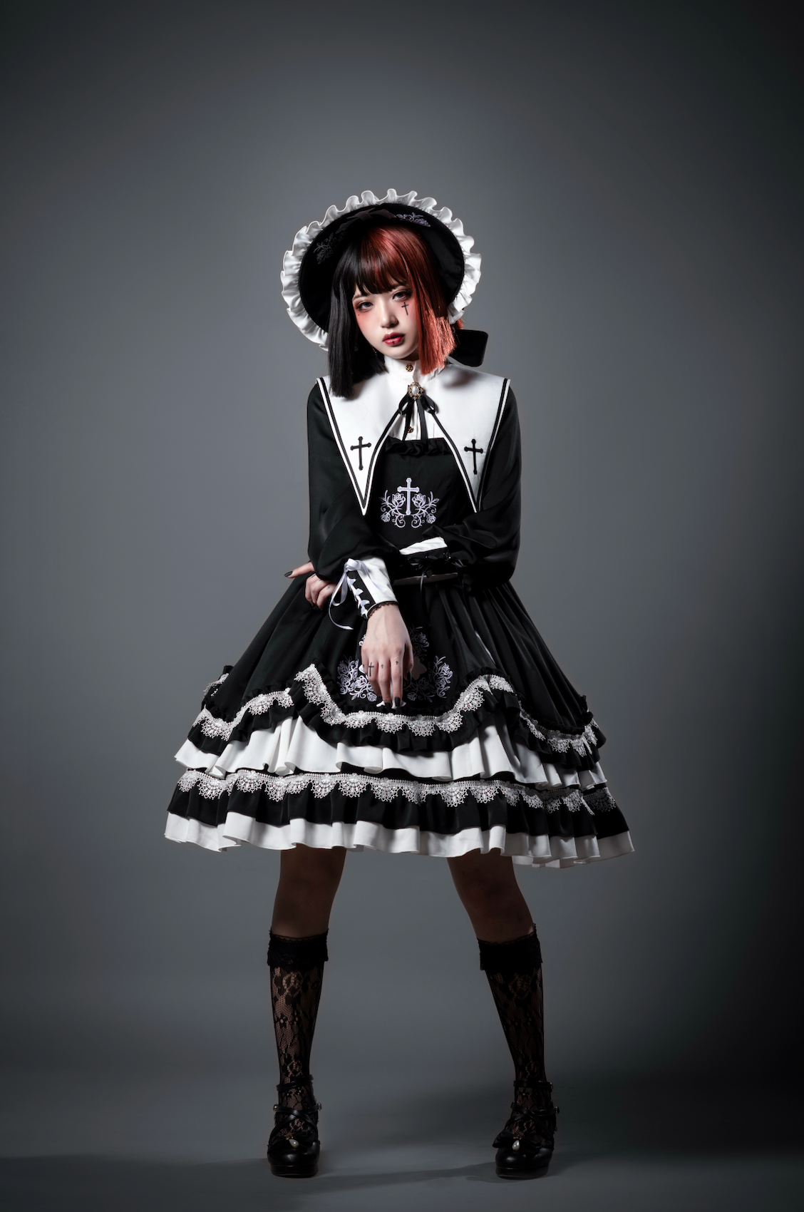Eternal Night | Gothic Nun OP Dress Set