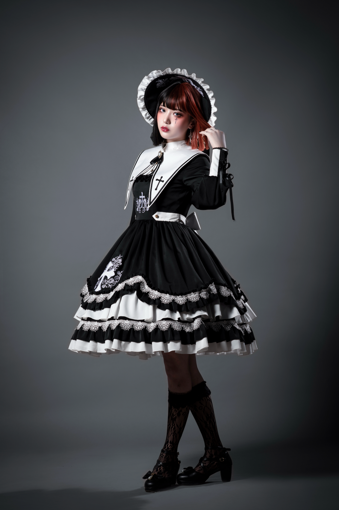 Eternal Night | Gothic Nun OP Dress Set