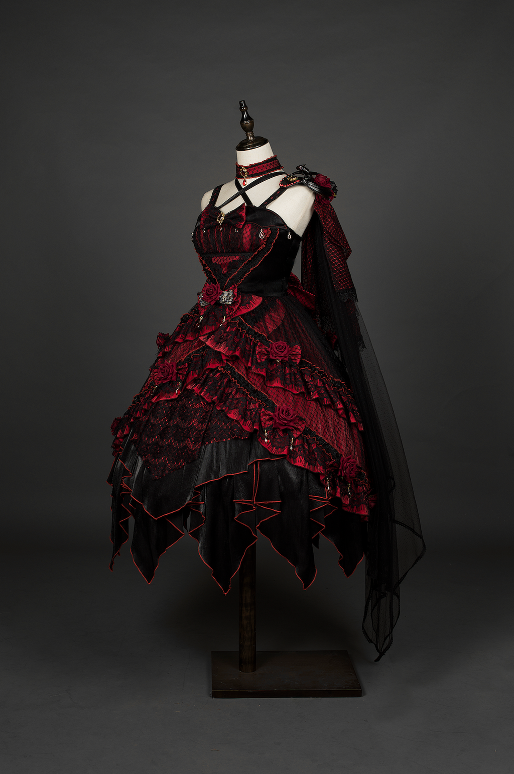 Astoria Gothic Lolita JSK | Angel & Dragon Two-Tone Dress Set
