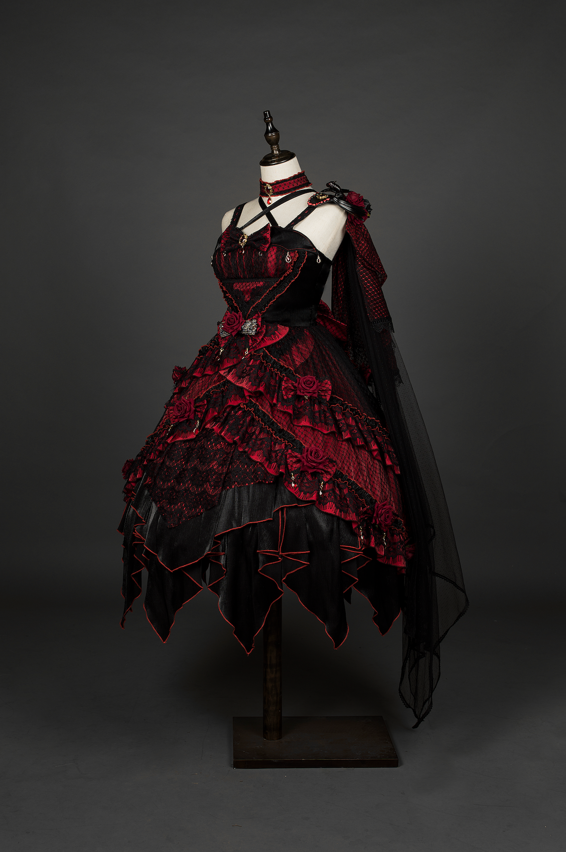 Astoria Gothic Lolita JSK | Angel & Dragon Two-Tone Dress Set