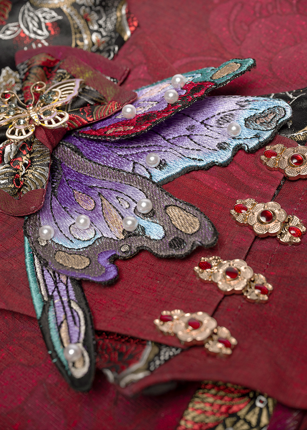 Zhaoge | Butterfly & Phoenix Eastern Fantasy Dress Set