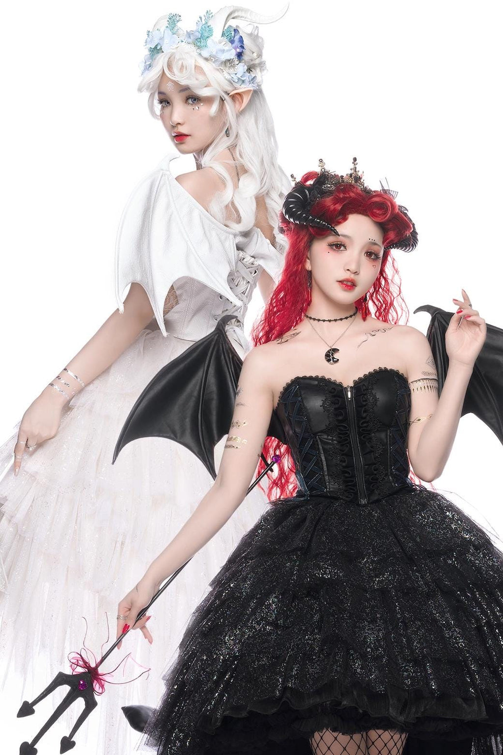 Arushalae | Twin Moon Devils Dress Set