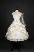 Astoria Gothic Lolita JSK | Angel & Dragon Two-Tone Dress Set