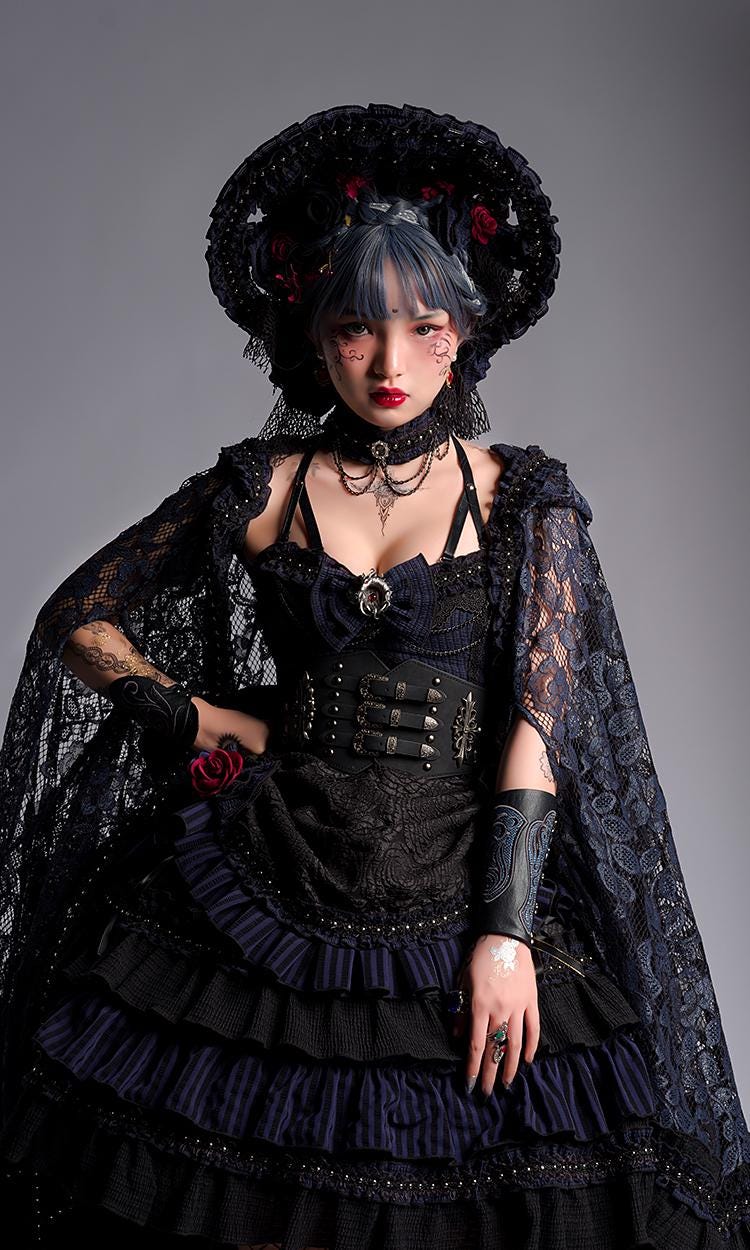 Ismailia - Gothic Fantasy JSK Dress - image 7
