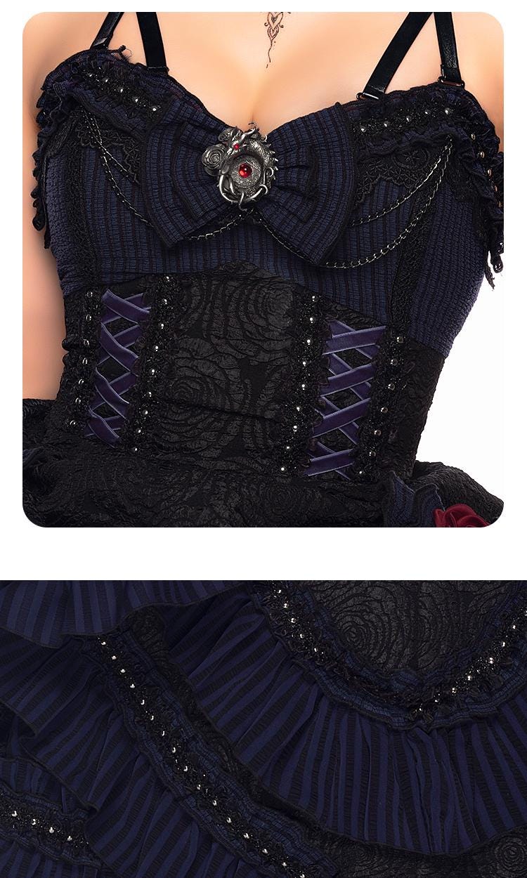 Ismailia - Gothic Fantasy JSK Dress - image 8